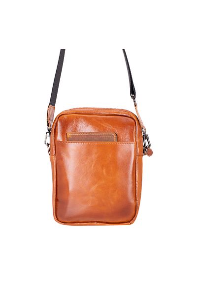 Lev Leather Τσάντα από γνήσιο δέρμα, θήκη τηλεφώνου, θήκη για κάρτα και κέρματα - Όνομα μπορεί να γραφτεί