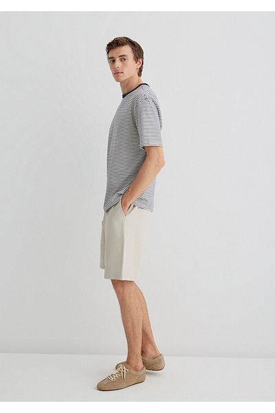 Mavi Beige Knitted Shorts 0410314-70144