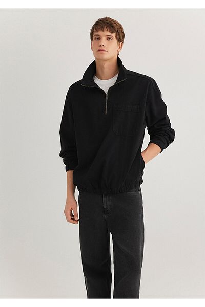 Mavi Черна риза Oversize / широка кройка 0211137-900