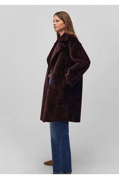 Mavi Burgundy Faux Fur Loose Fit / Loose Comfortable Fit 1110585 -70422