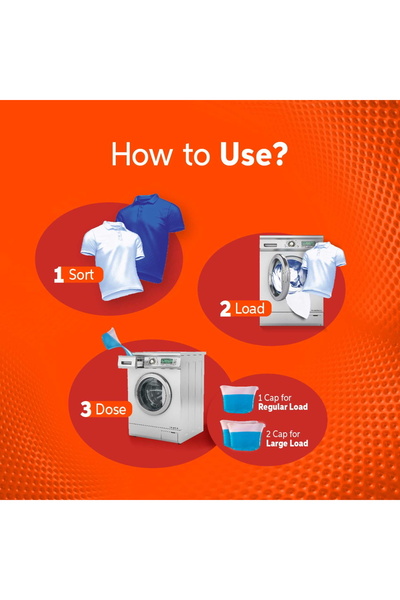 Tide Automatic Power Gel Clean & Fresh 2 X 1.8 Litres Deep Stain Removal, Bright Clothes & Long-lasting