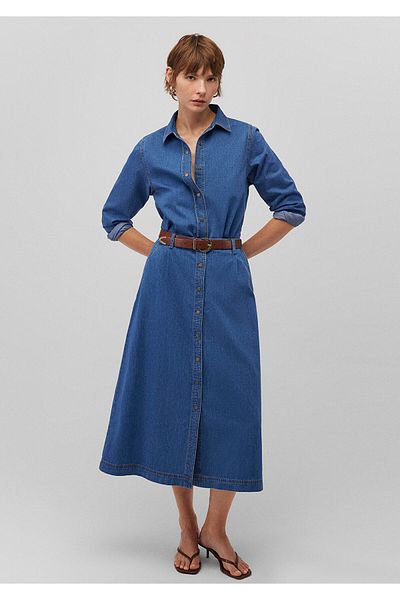 Mavi Cămașă din denim bleumarin cu croială obișnuită / croială obișnuită 1210959 -85481