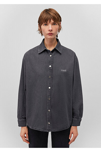 Mavi Maddie ikonikus antracit ing - Boyfriend Jean 1210527 -88245