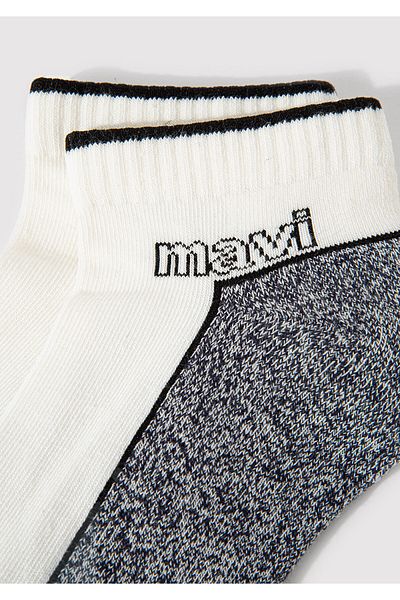 Mavi White Booties Socks 0911604-622