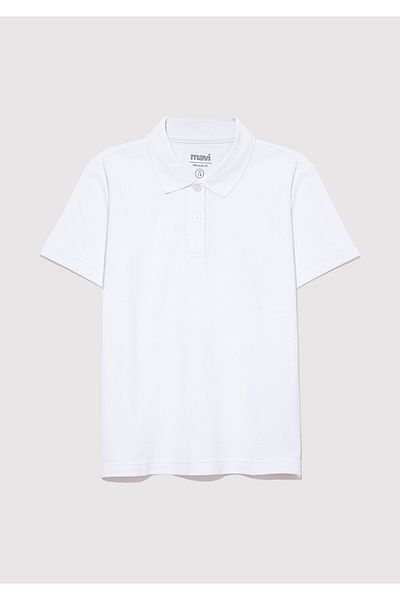 Mavi White Polo T-Shirt Regular Fit / Regular Fit 7610241 -620