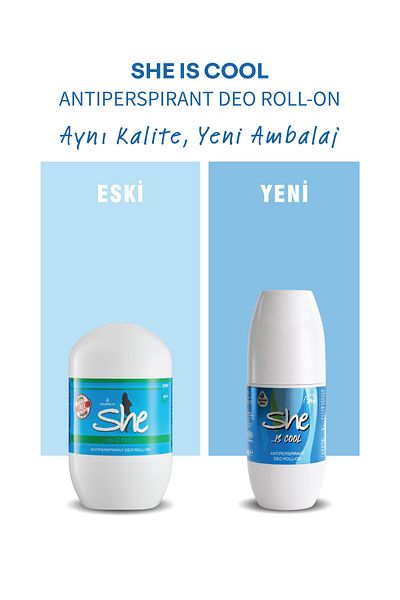 She She Is Cool Roll On Deodorant For Women 40mlمزيل عرق رول إز كول للنساء من شي 40مل