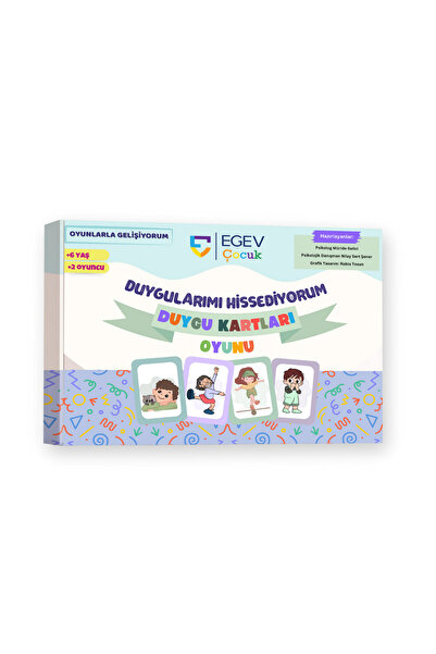 EGEV ÇOCUK Duygularımı Hissediyorum Duygu Kartları Kutu Oyunu