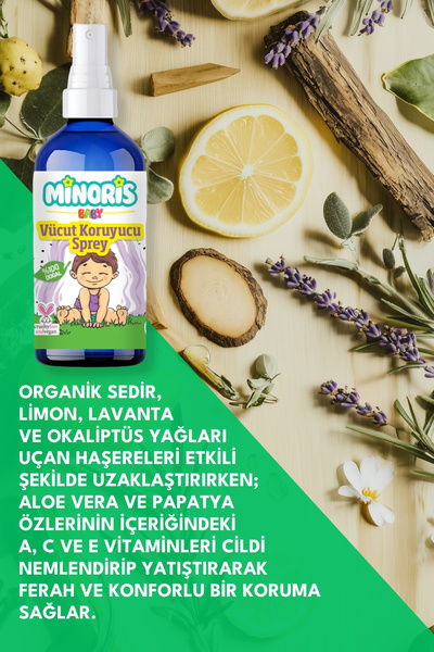 Minoris Baby Koruyucu Vücut Spreyi 100ml