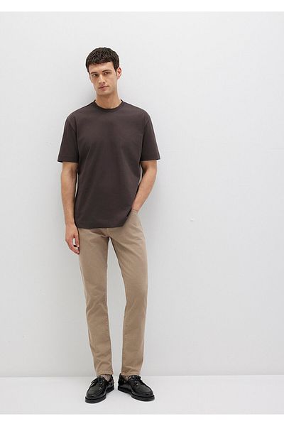 Mavi Jake Black Dark Beige Gabardine Trousers 0042281549