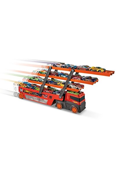 HOT WHEELS GHR48 Mega Tır (Kırmızı-Turuncu)