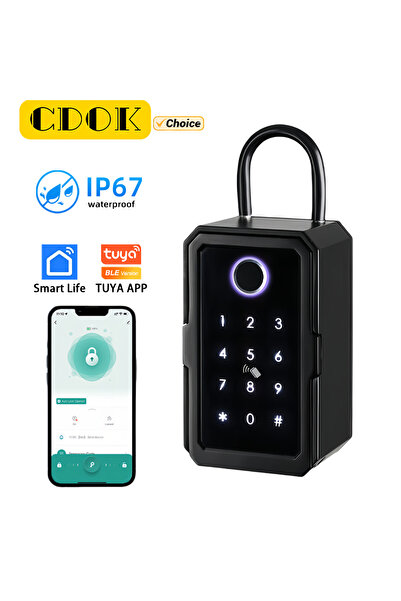 Choice Other K3-Black-Tuya CDOK K3 TTlock/Tuya smart key box, IP67 waterproof, reinforced aluminum alloy ma