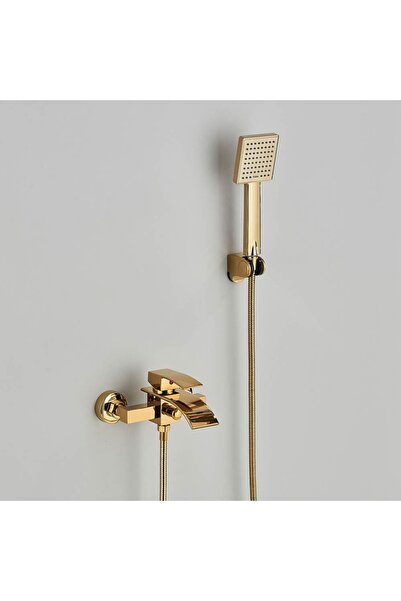CasaVie Baterie cada cu robinet tip cascada, auriu, cod 1446