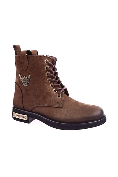 Hammer Jack Γυναικείες μπότες από γνήσιο δέρμα Olive Nubuck