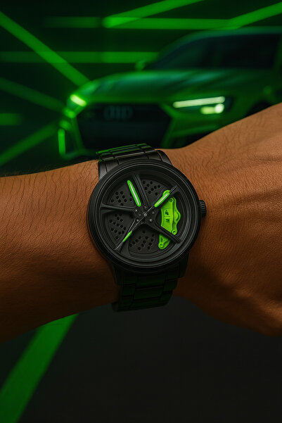 G Sport POLO Çelik İç Kadran Dönen Jant Spor Araba Modeli Erkek Kol Saati