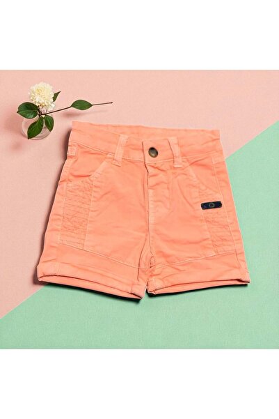 Nanica Kids Cep Detail Shorts Orange