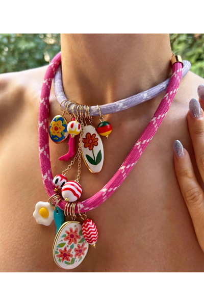 ayoljewelry Renkli Kolye