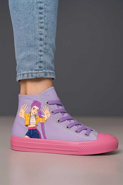 amazoondesing K-Pop Demon Hunters Rumi İblis Avcıları baskılı Kız Çocuk Spor ...