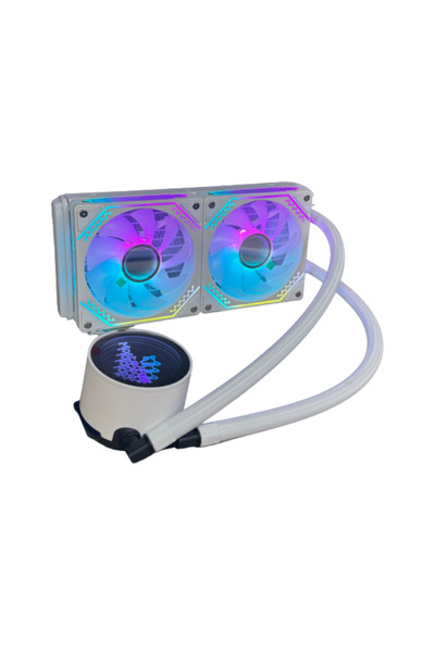 masterfox 240mm Sıvı Soğutma Beyaz