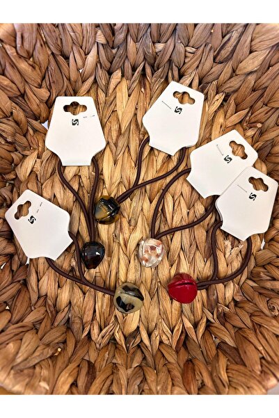 ŞEHRAZAT HANDMADE TASARIM مشبك شعر مطاطي بزهرة زنبق