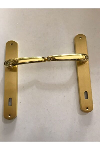 DOĞANLAR KAPI KOLLARI Doğanlar Eko Kanarya Pirinç Oda Kapı Kolu ( Sarı)