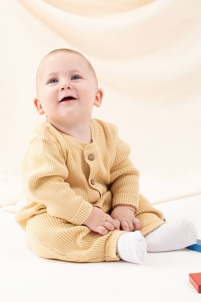 Vauva Boys Girls Romper Seasonal Long Sleeve Knitwear Knitted Baby Romper