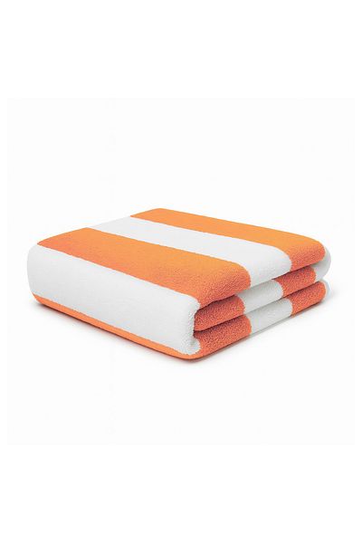 Fabienne 100% Cotton Beach Towel 30x60 Inch Pool Towel Cabana Stripe Bath Sheet 76x152cm Quick Dry Bath Towel