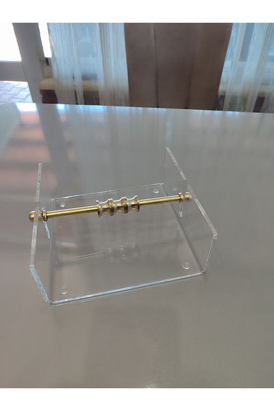 innossa pleksi dekorasyon We'Re Reconditioned! 100% Brass Accessory Serving Napkin Holder