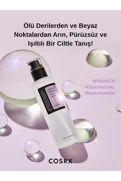 Cosrx COSRX AHA 7 Whitehead Power Liquid 100 ml - Jemný exfoliační krém na obličej s AHA kyselinami
