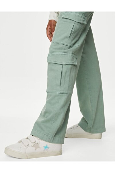 Marks & Spencer Straight Denim Kargo Jean (6-16 Yaş)