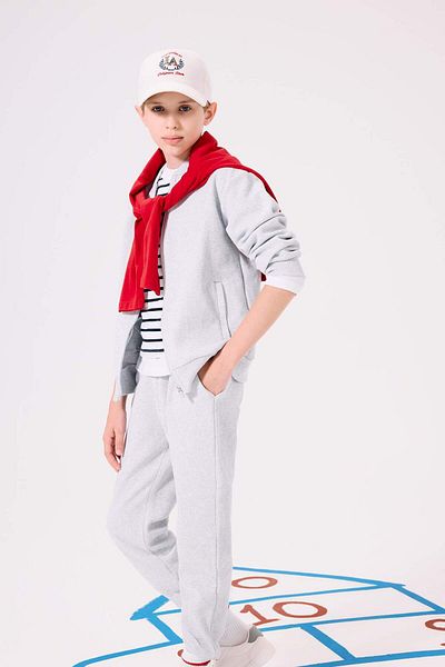 DeFacto Αγόρι Παιδικό Κολεγιακό Πέτο Bomber Cardigan D2803A825AU