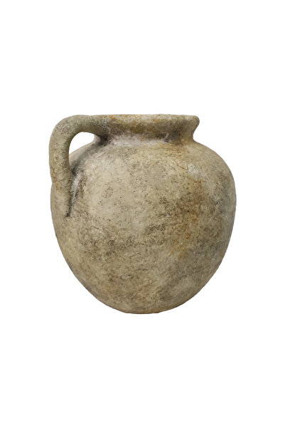 Generic Luxury Beige Vase Stand for Elegant Home and Balcony Decor (15*15 cm) (1 kg)