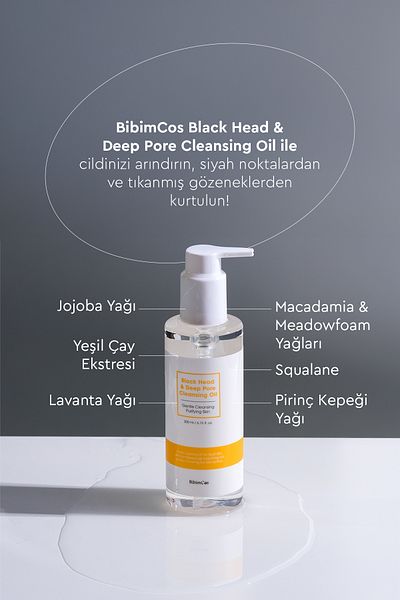 Bibimcos Black Head&Deep Pore Cleansing Oil 150ml New Version