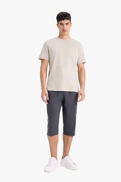 DeFacto Regular Fit Cotton Capri E5348AX25SM