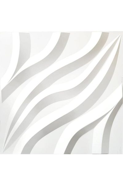 Generic JMK - 3D Wall Panels, Modern Geometric Diamond Pattern, White Textured Design, 10 Pieces