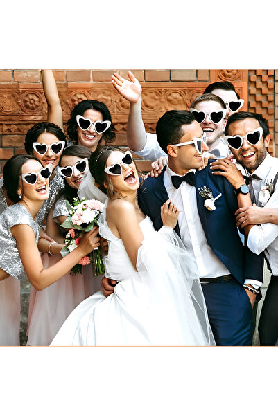 ModaLand Gelin Damat 18'li Gözlük Seti Bride And Groom