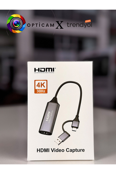 Opticam HDMI Video Capture Usb 2.0 4K 30Hz Video Aktarıcı