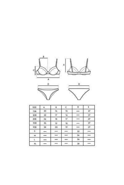 Godewo Γυναικείο λευκό διπλό Push Up Push-up Micro σουτιέν