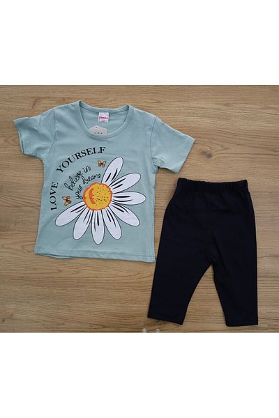 Vita Bella Luxe Children's Floral Detailed Leggings Suit