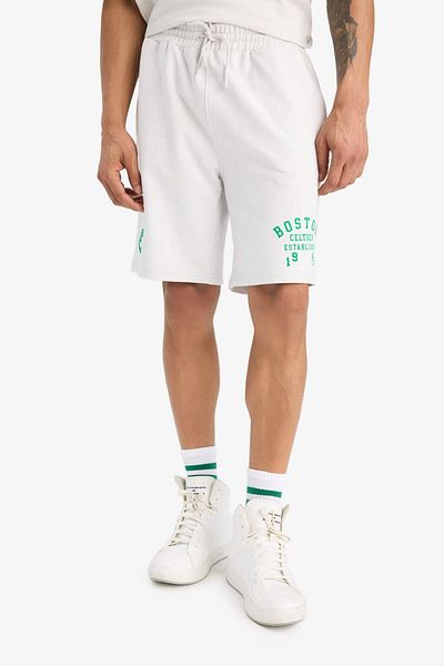 DeFacto شورت DeFactoFit NBA Boston Celtics ذو قصة قصيرة E4861AX25AU