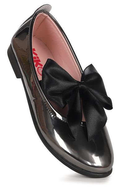 Kiko Kids Pantofi de balerină pentru fete Tari Mirror Bow elastic