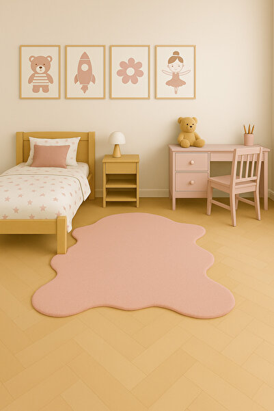 SOFT DECOR Kaymaz Taban Post Şekilli Halı Modern Salon Koridor Mutfak Çocuk O...