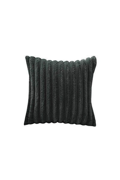 HOMİNG Homing Soft Peluş Kumaş 2'li Kırlent Kılıfı Antrasit 241552