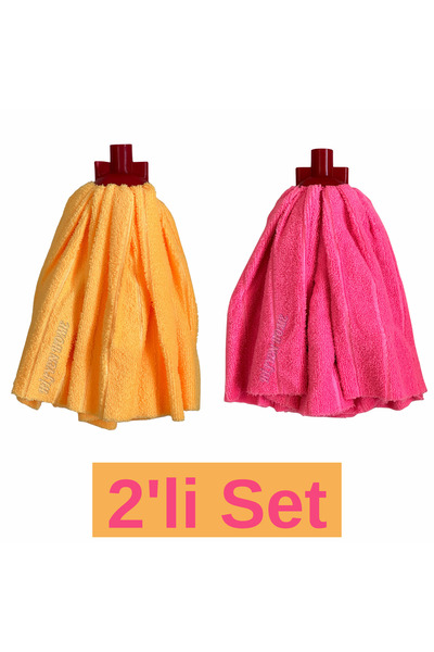 HİJYEN HOME Mikrofiber 2'li Mop Seti/büyük Boy Renkli Havlu Paspas Mop/ Havlu...