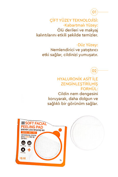 Mjcare Face Peeling Pad 5'li