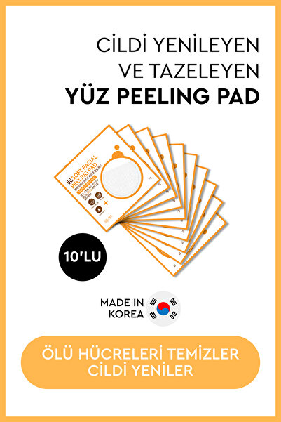 Mjcare Face Peeling - Yüz Peeling Pad 10'lu