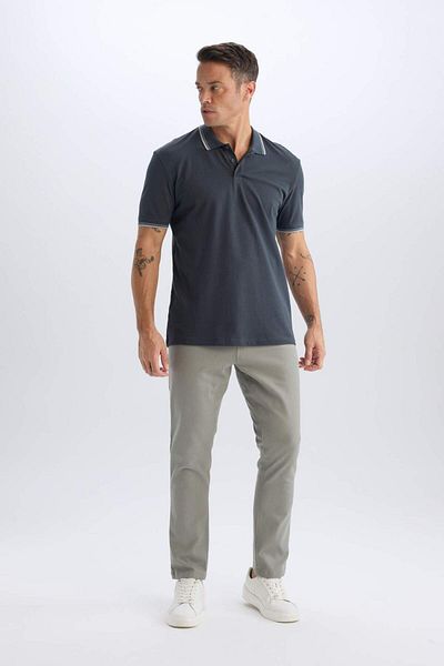 DeFacto Slim Fit Slim Fit Skinny Leg Chino Canvas Παντελόνι C2401AX24SP