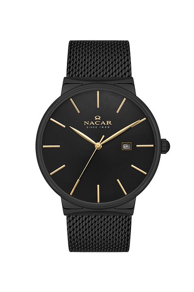 Nacar Black Men's Wristwatch Nc34- 290431 -Bbcm