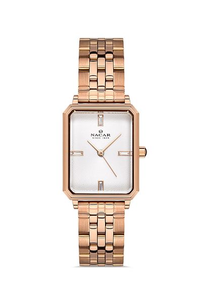 Nacar Rose Gold Women's Wristwatch Nc35- 390921 -Rsm-Set