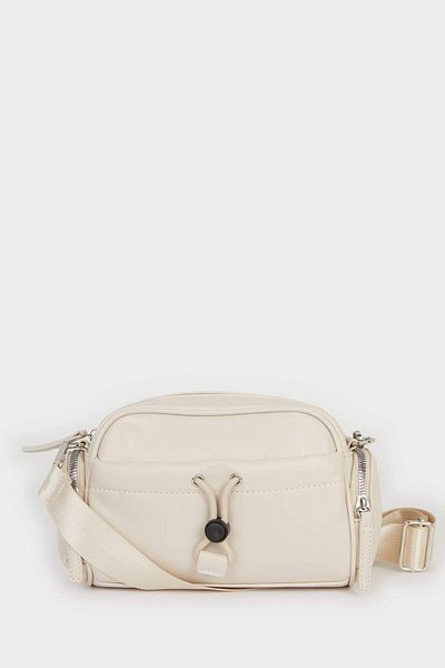 DeFacto Women's Faux Leather Crossbody Bag F1242Axns