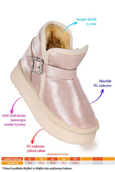 Kiko Kids Ботуши за момичета Rokca Skin Belted